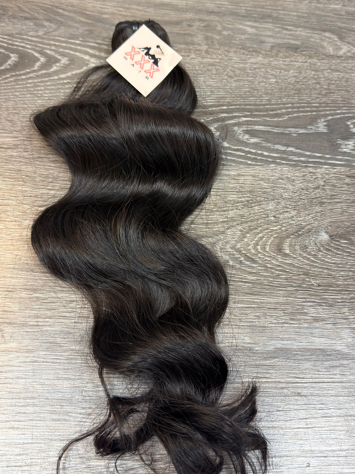 22” Raw Cambodian Wavy Human Hair Bundle