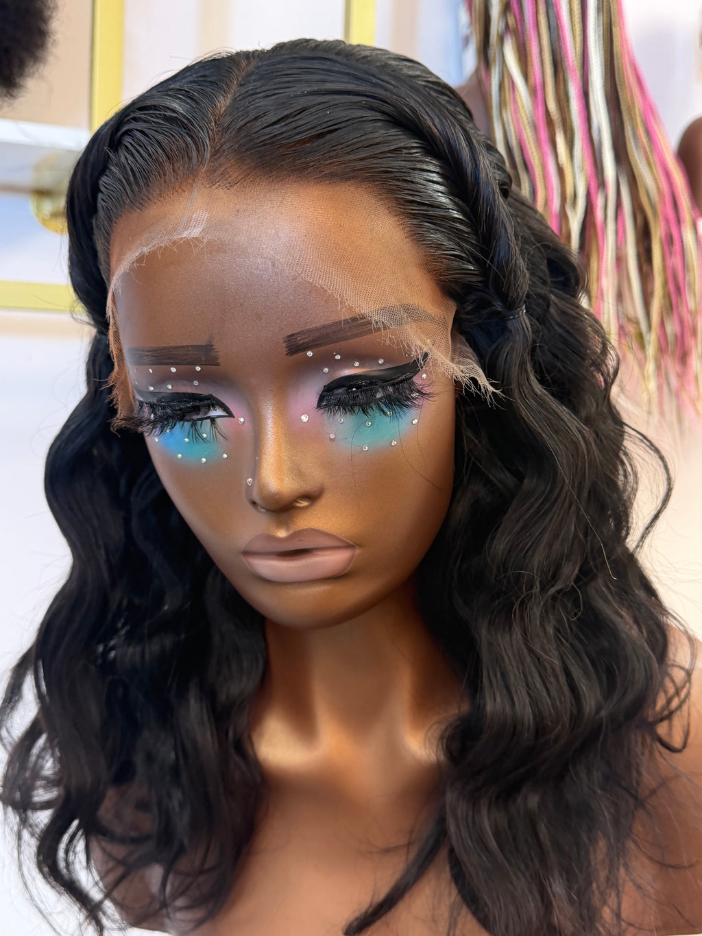 12” Virgin Brazilian Straight HD 13*4 Lace Frontal Human Hair Wig