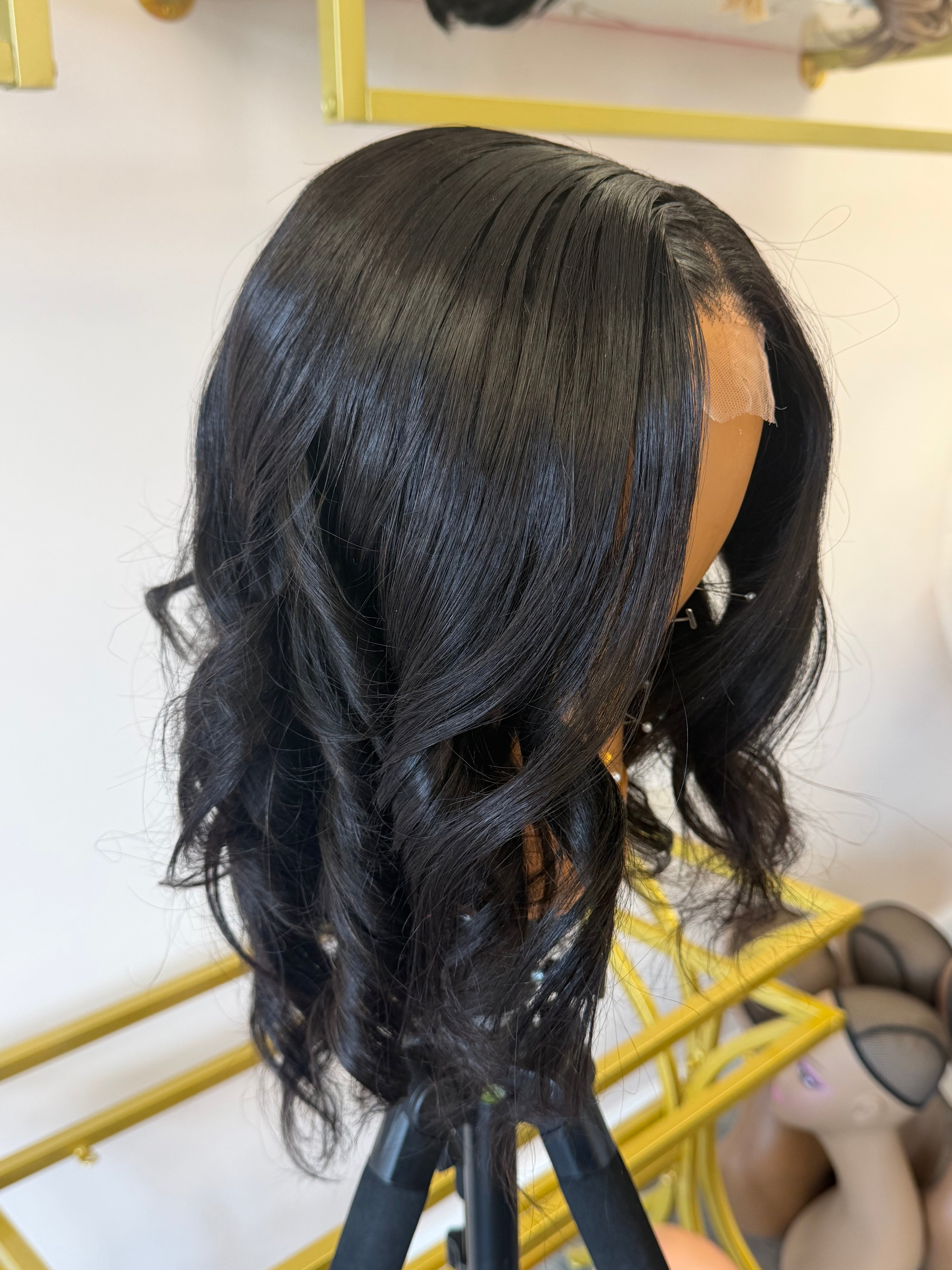 12” Straight HD 2*6 Lace Closure Brazilian Human Hair Wig