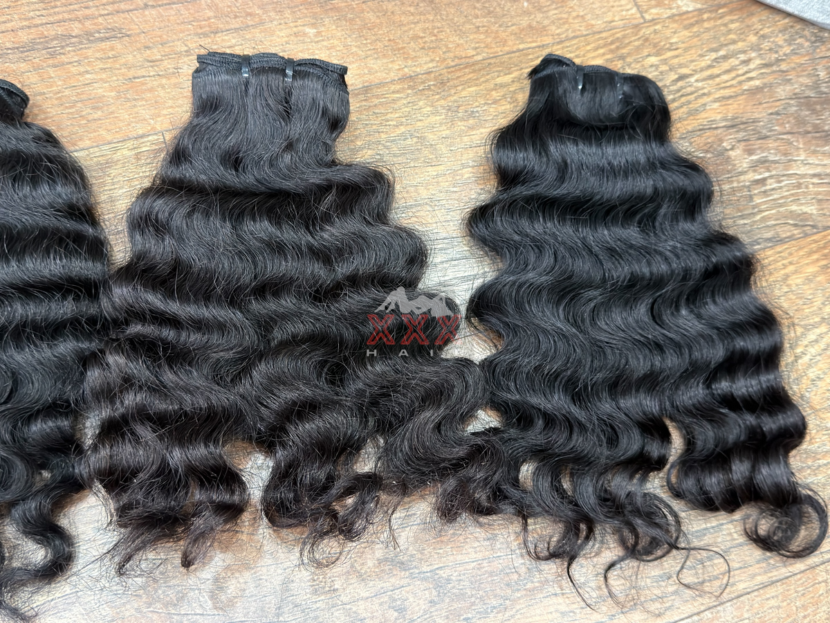 14” Raw Seawave Curly Human Hair Bundle (one bundle)