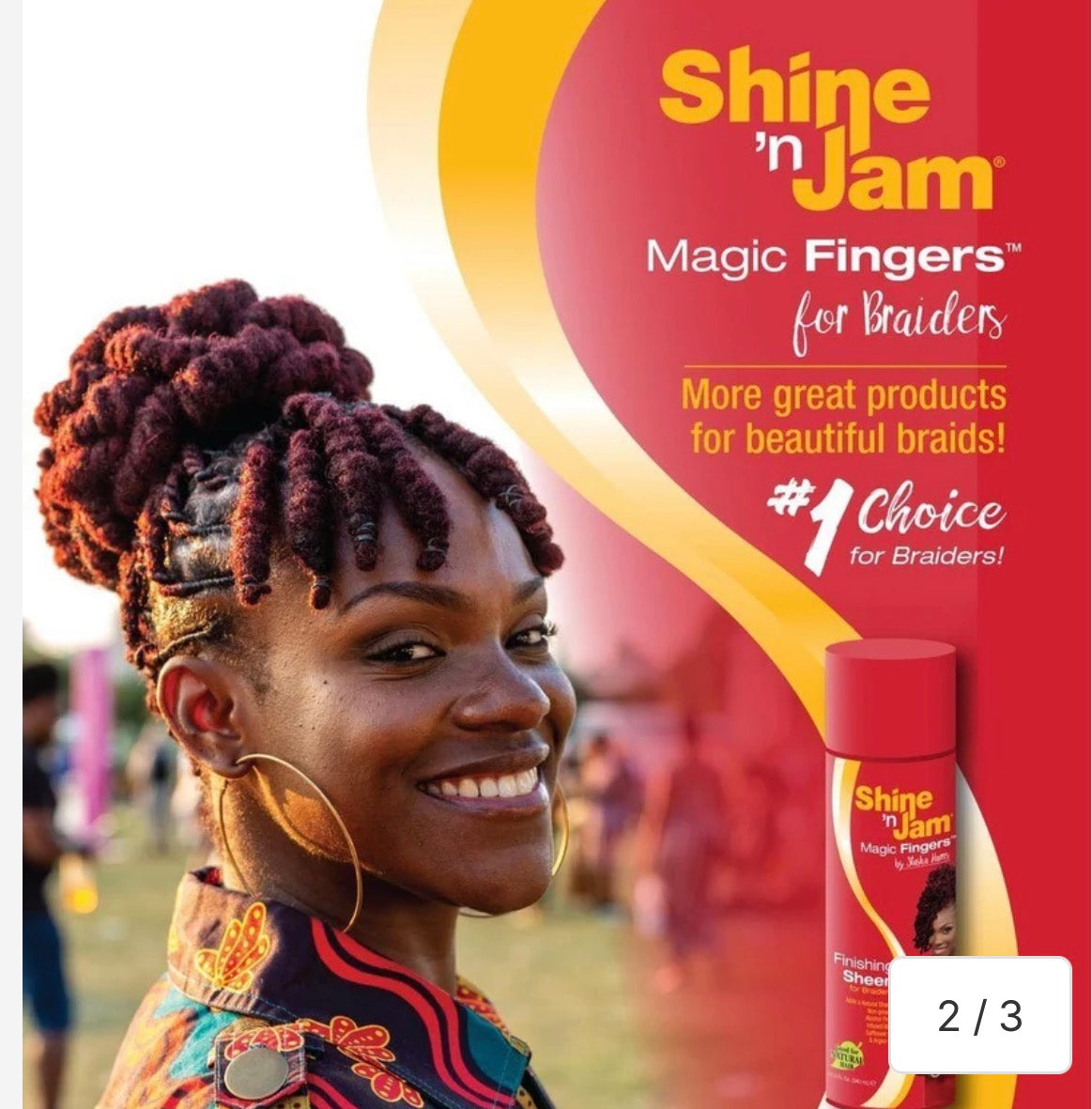 AMPRO SHINE N' JAM MAGIC FINGERS FINISHING SHEEN 11.5OZ