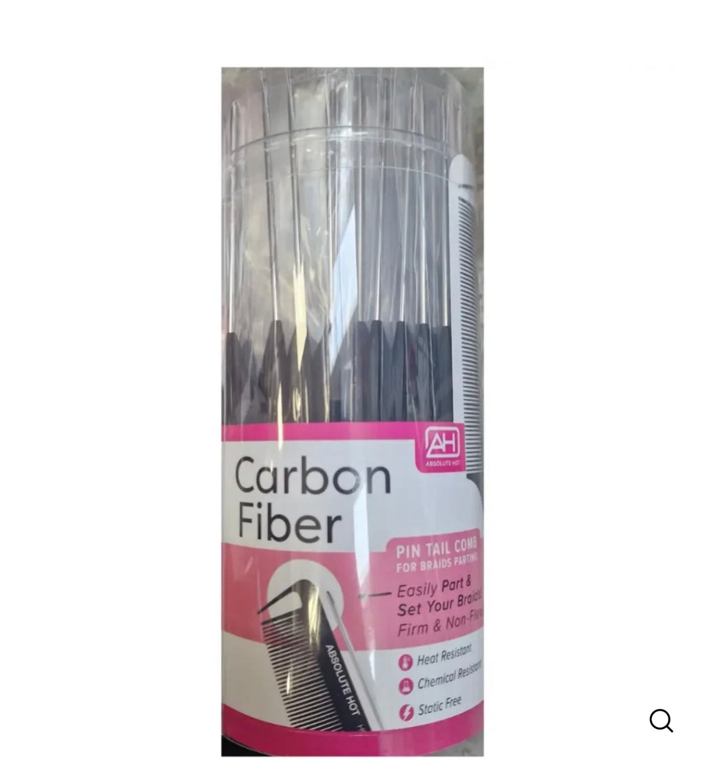 ABNY-CARBON FIBER PINTAIL COMB- ONE PIECE ONLY