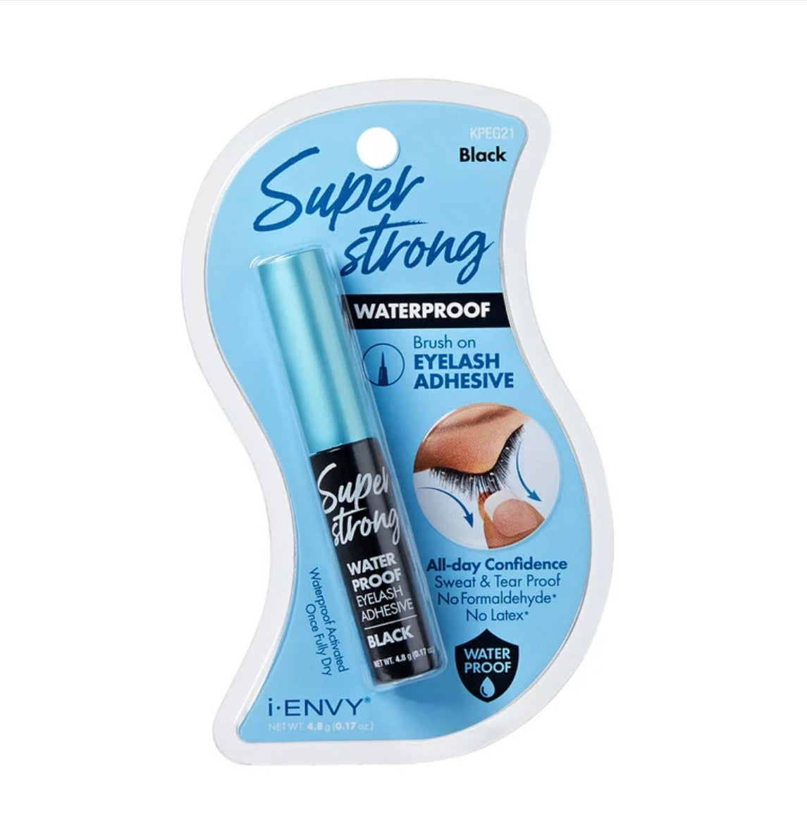 KISS SUPER STRONG WATERPROOF EYELASH ADHESIVE BLACK