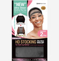 HD ULTRA SHEER STOCKING WIG CAP / BLACK NUDE