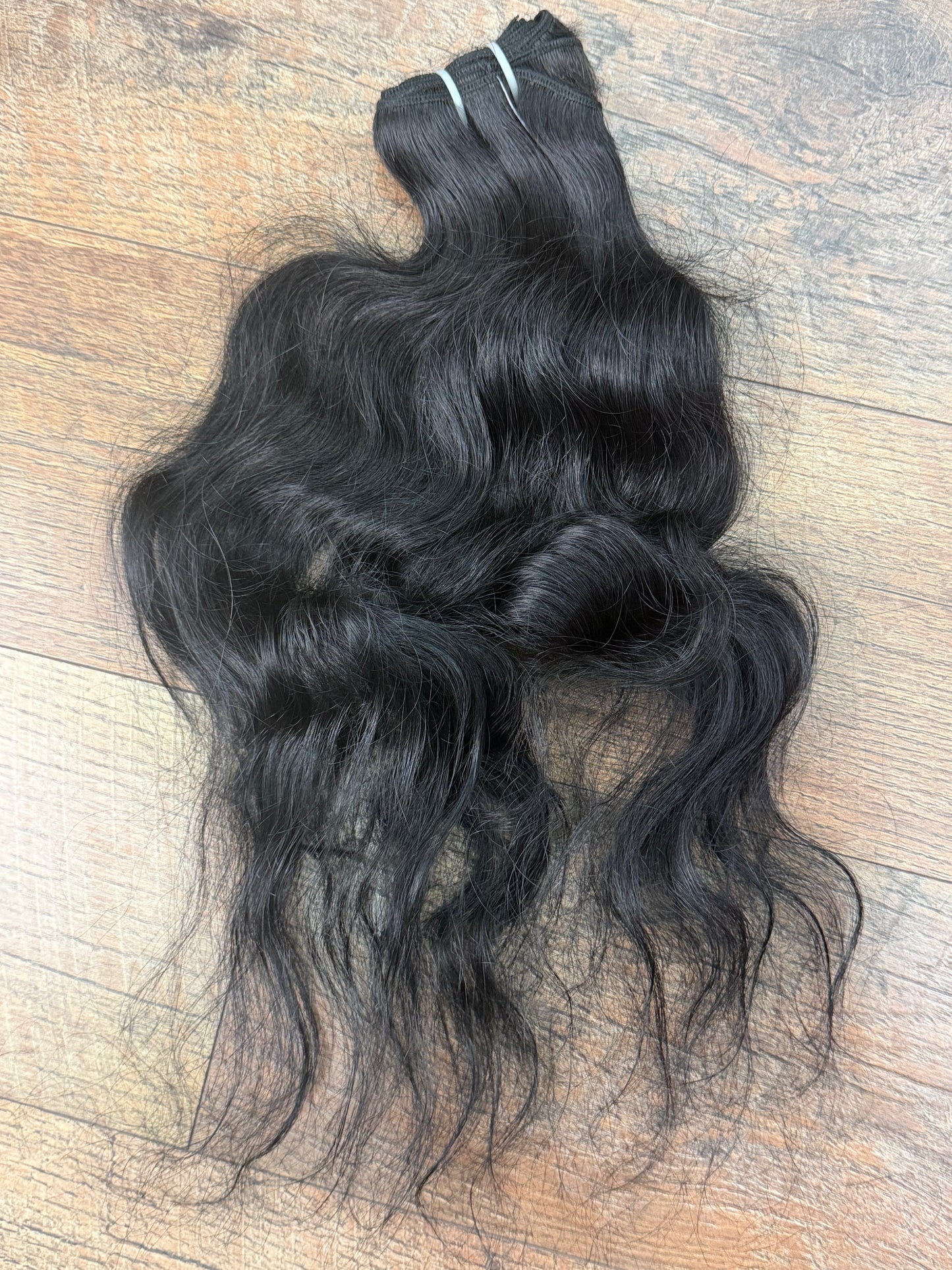 20” Raw Indian Natural Wave Jet Black SALE