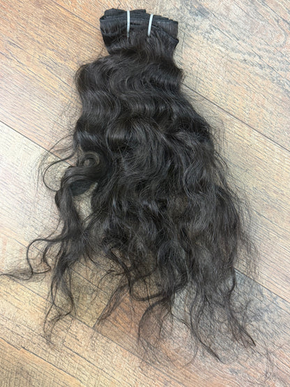 20” Raw Indian Wavy Curl Hair Bundle SALE