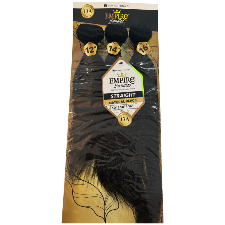 SENSATIONNEL EMPIRE Bundle New Natural Straight 12", 14", 16"