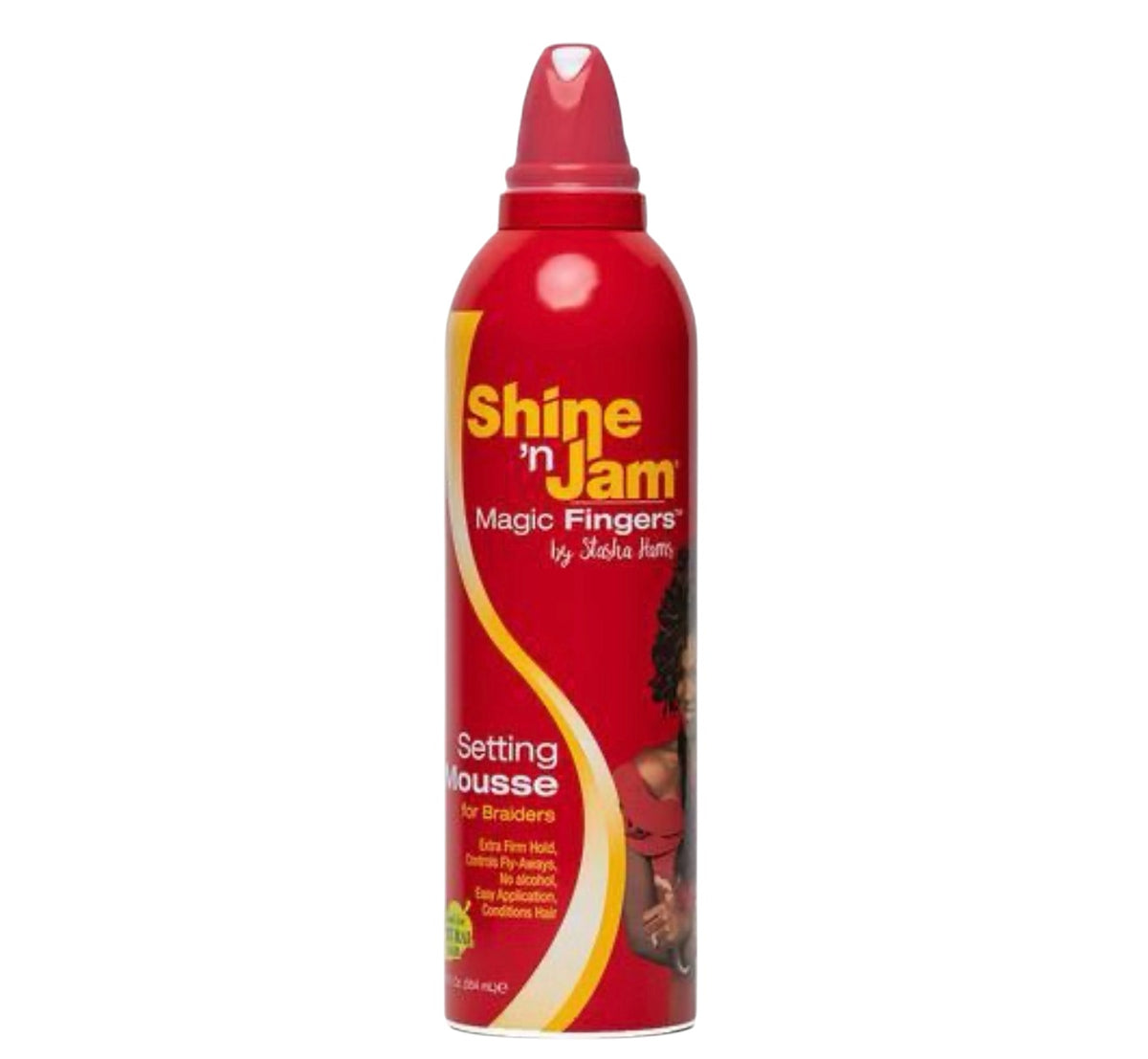 AMPRO SHINE N' JAM MAGIC FINGERS SETTING MOUSSE 12OZ