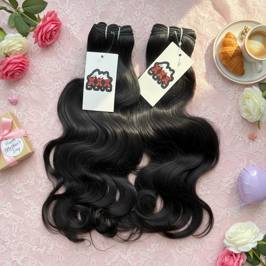 2 Bundles Of Premium Virgin Body Wave 16”16” Hair Deal