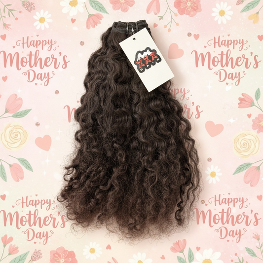 18” Raw Burmese Curly Hair Bundle