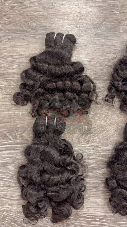 20” Raw South Indian Curly Unprocessed Human Hair Bundle